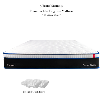 Kylin Premium Hybrid Mattress - Titanium Pocket Spring Supportive Mattress