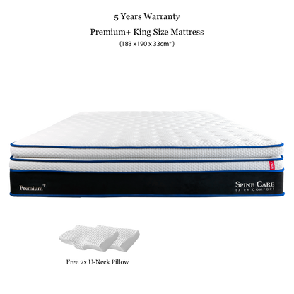 Kylin Premium Hybrid Mattress - Titanium Pocket Spring Supportive Mattress