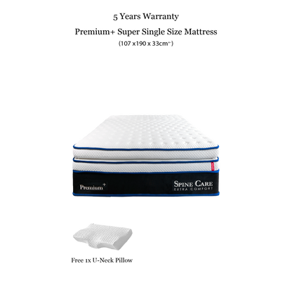 Kylin Premium Hybrid Mattress - Titanium Pocket Spring Supportive Mattress