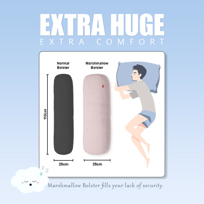 Marshmallow Bolster - Oversized Cloud-Like Comfort