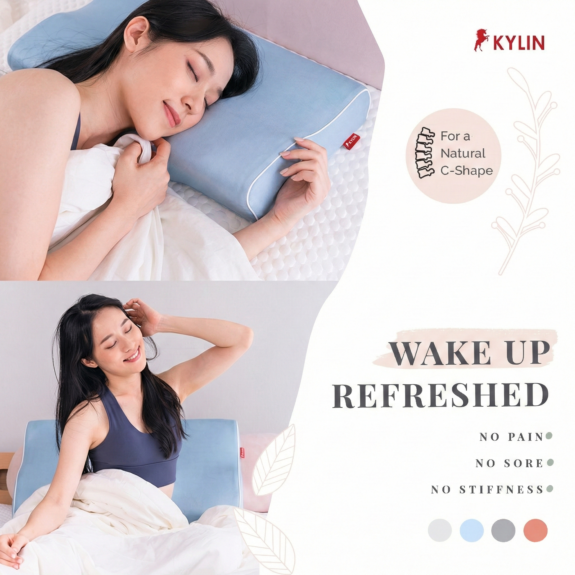 U-Neck Pillow - Antibacterial Modal